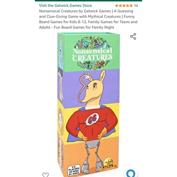 Nonsensical Creatures- A Guessing Clue board game for teens and adults - Picture 7 of 8